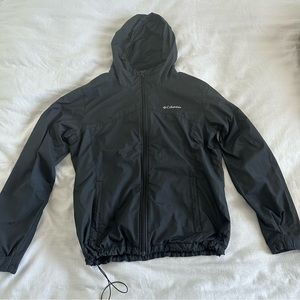 Columbia large windbreaker jacket. Black